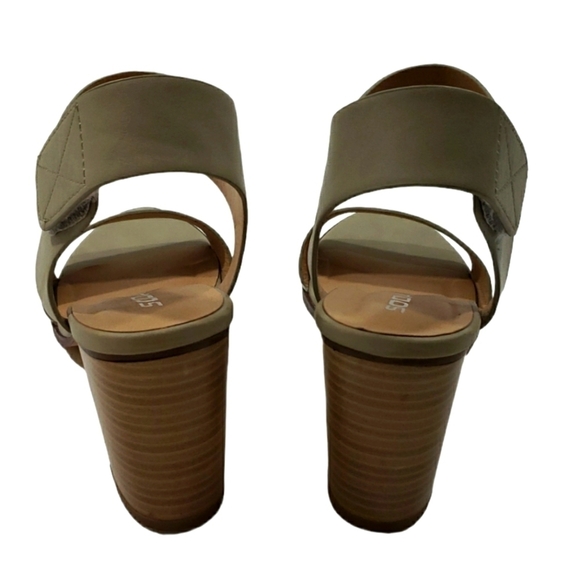 SODA~Woman Size 7.5 M~Gray Open Toe Chunky Heel Ankle Strap Dress Sandals NEW. - Picture 9 of 11
